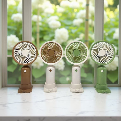 Ladies Portable Table Fan with Ergonomic Design and Adjustable Tilt Function Bowlift