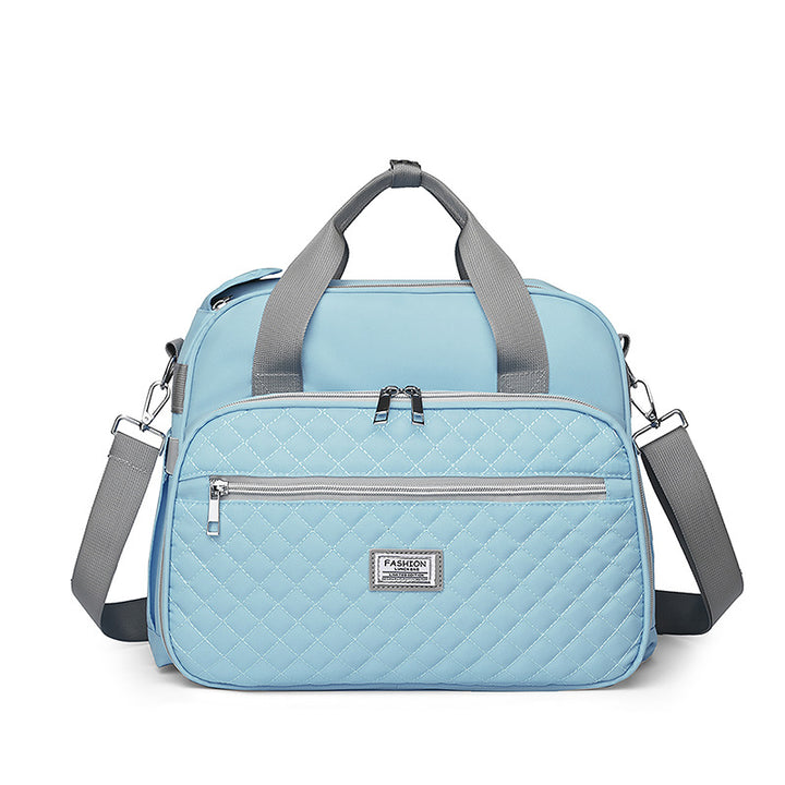 Quilted Travel Duffel Bag Bowlift