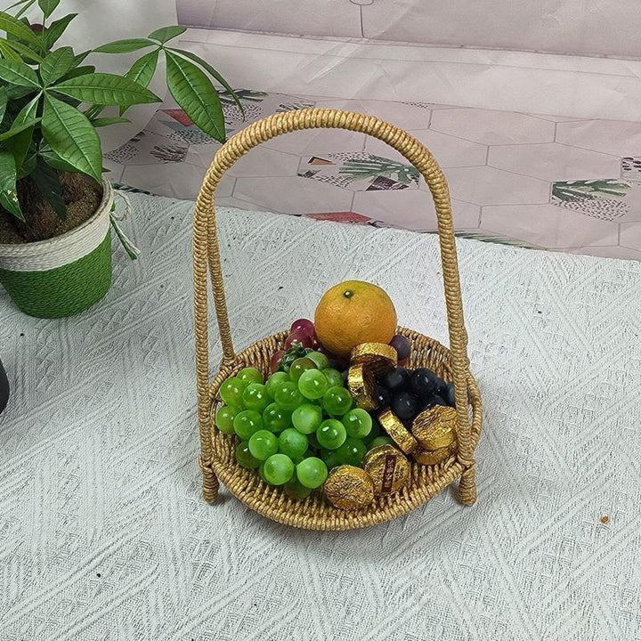 Handcrafted Food and Decor Basket Bowlift