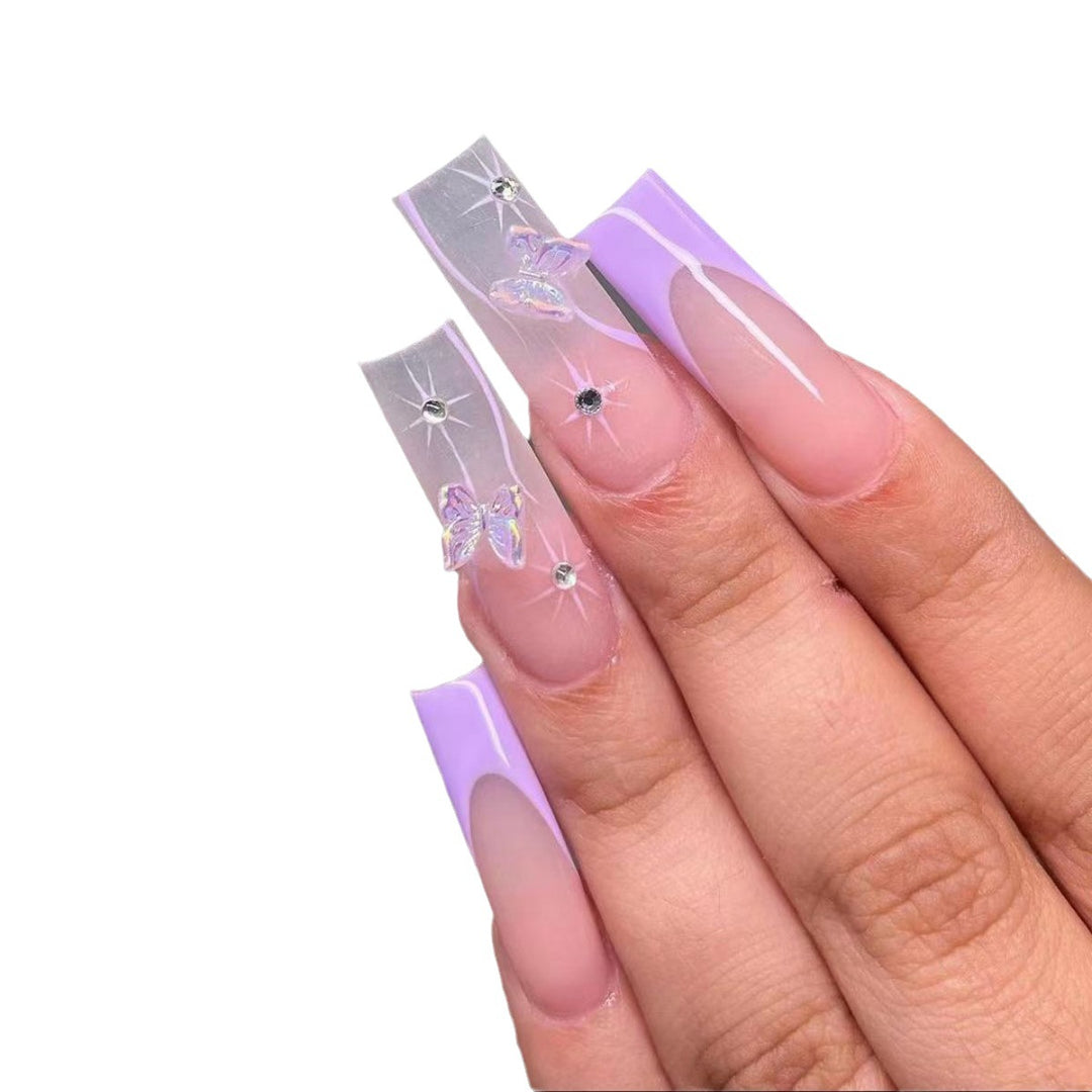 Decorative Butterfly Nail Extensions Bowlift