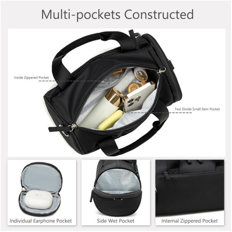 Practical sports and leisure bag with insulated compartment Bowlift