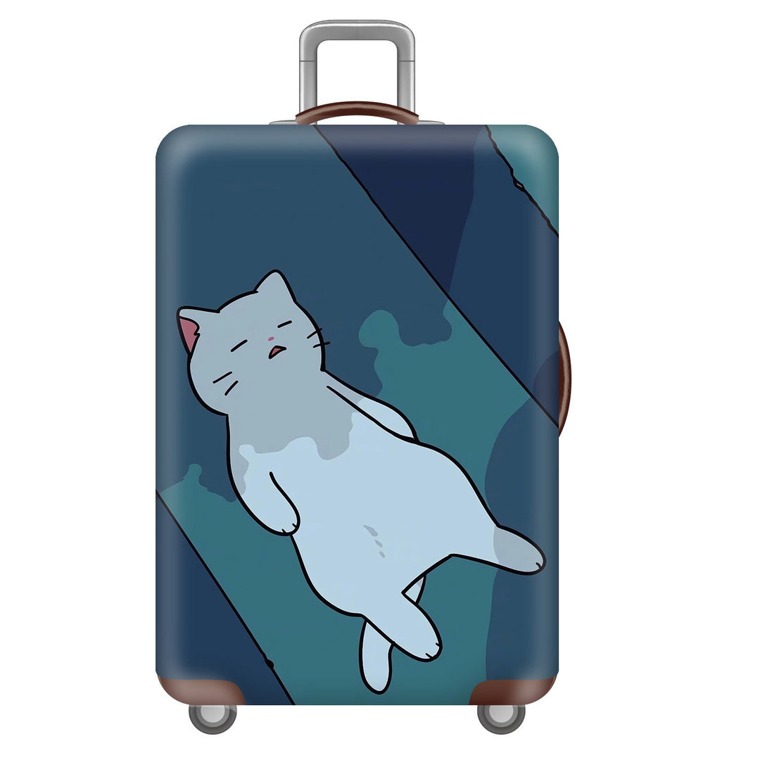 Unisex Hard Shell Suitcase with Dreamy Landscape Design Bowlift