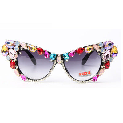 Women's designer sunglasses with sparkling crystal embellishments Bowlift