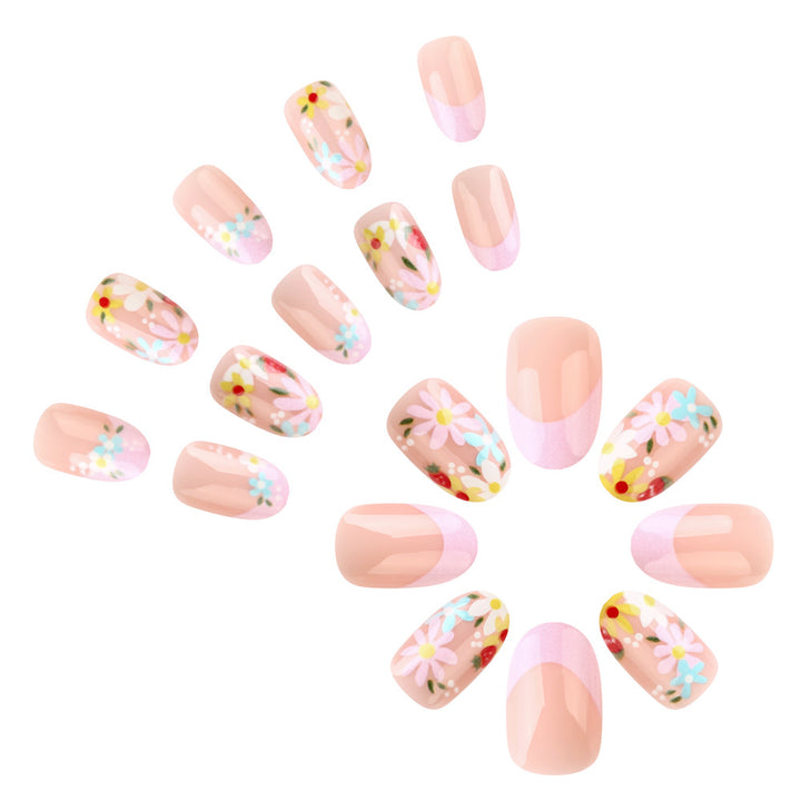 Floral Design Gel Nail Art Set Bowlift
