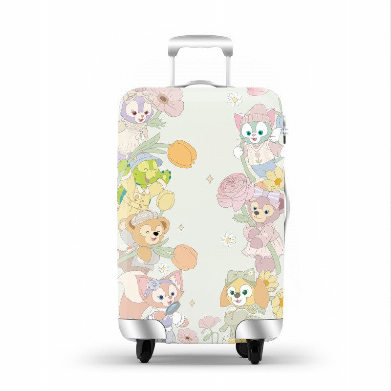 Unisex hard-shell luggage with trendy dog motif Bowlift
