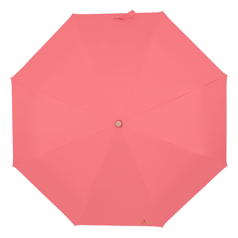 Women's Foldable Travel Umbrella with UV Protection Bowlift