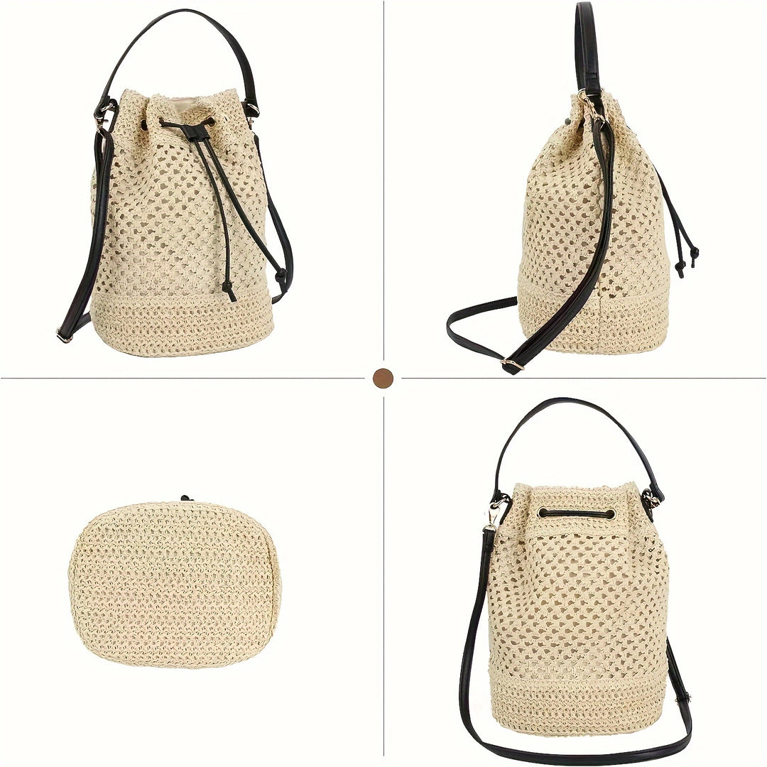 Hand-knotted bags with foldable design Bowlift