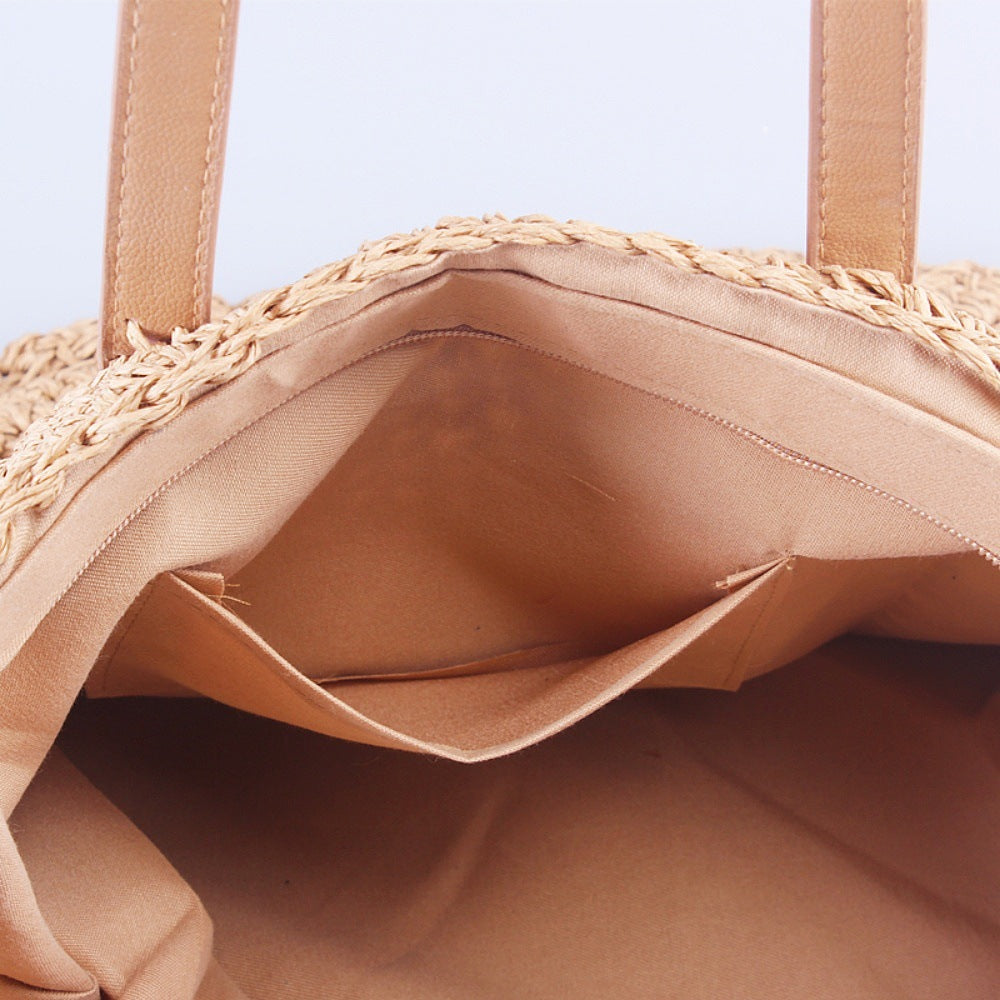 Large Braided Shopper Made of Natural Material Bowlift