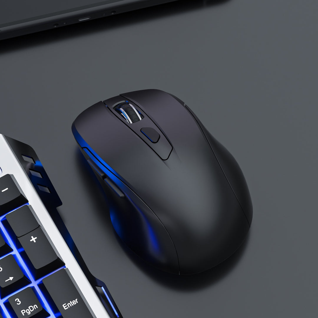 High-Precision Ergonomic Wireless Gaming Mouse with Programmable Side Buttons Bowlift