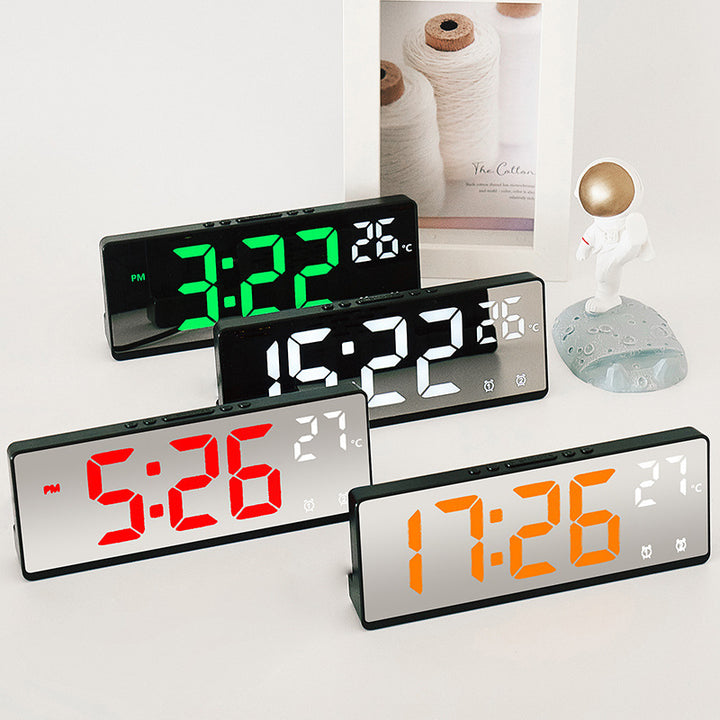 Digital alarm clock with mirror display and temperature function Bowlift