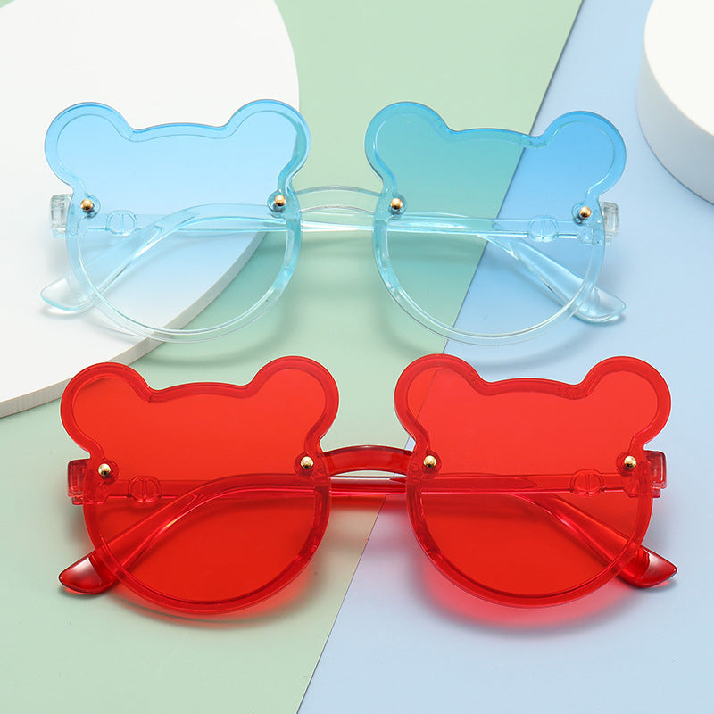 Women Playful Bear Shape Sunglasses Bowlift