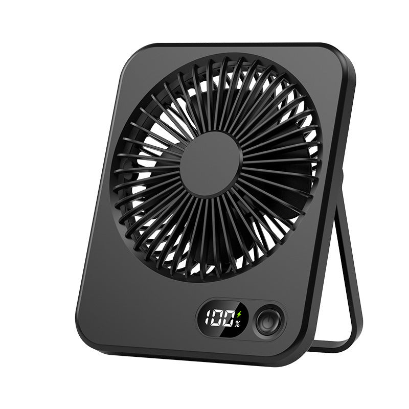 Women's Portable Table Fan with LCD Display Bowlift
