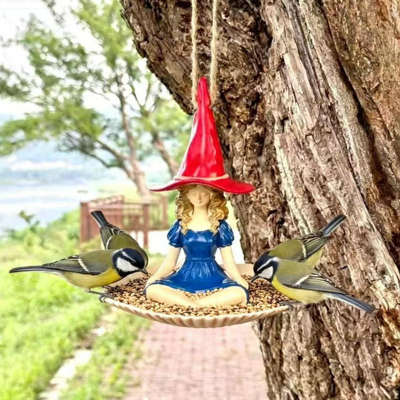 Decorative Hanging Vase with Figure Bowlift