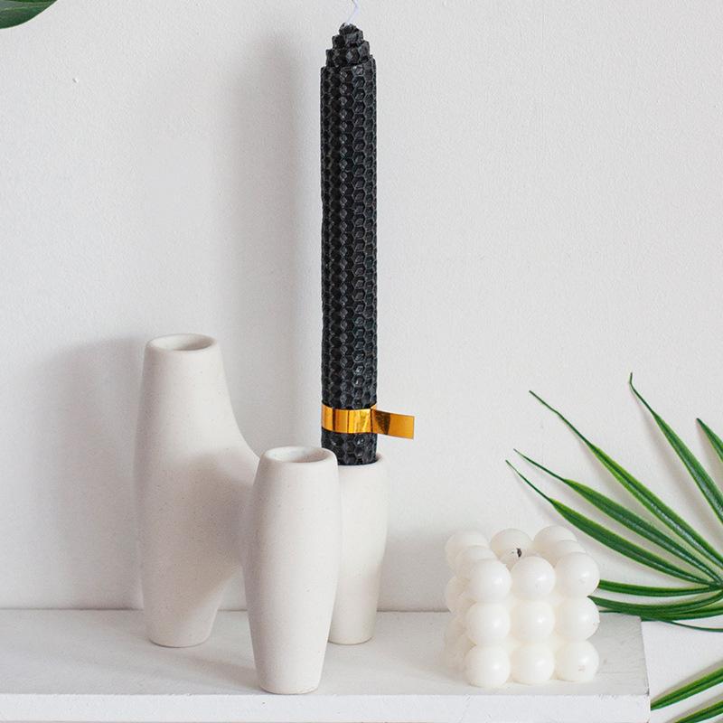 Abstract Multi-Compartment Decorative Vase