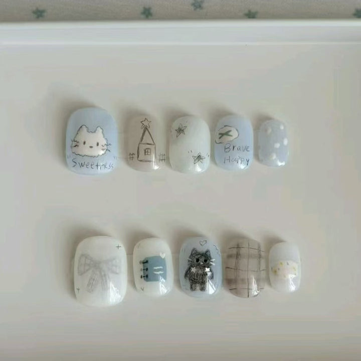 Artistic Character Nail Art Set Bowlift