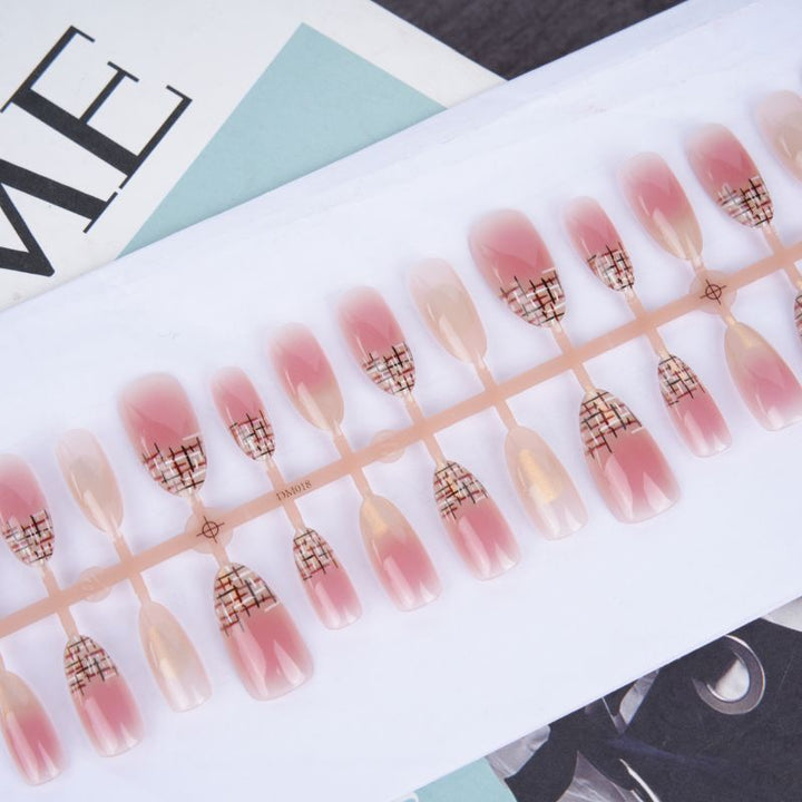 Artistic Ombre Press-On Nail Tips Set Bowlift