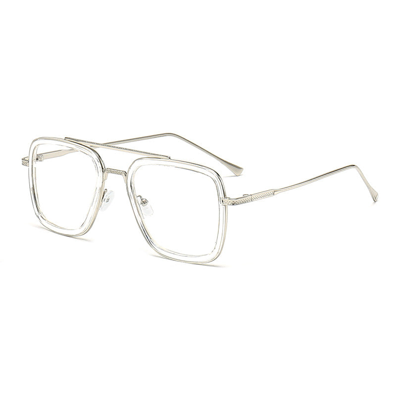 Women's fashionable square sunglasses with glamorous metal frame Bowlift