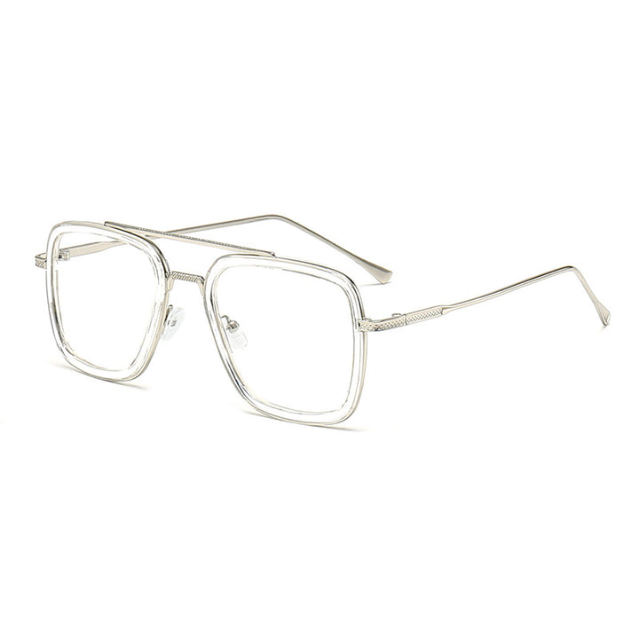 Women's fashionable square sunglasses with glamorous metal frame Bowlift