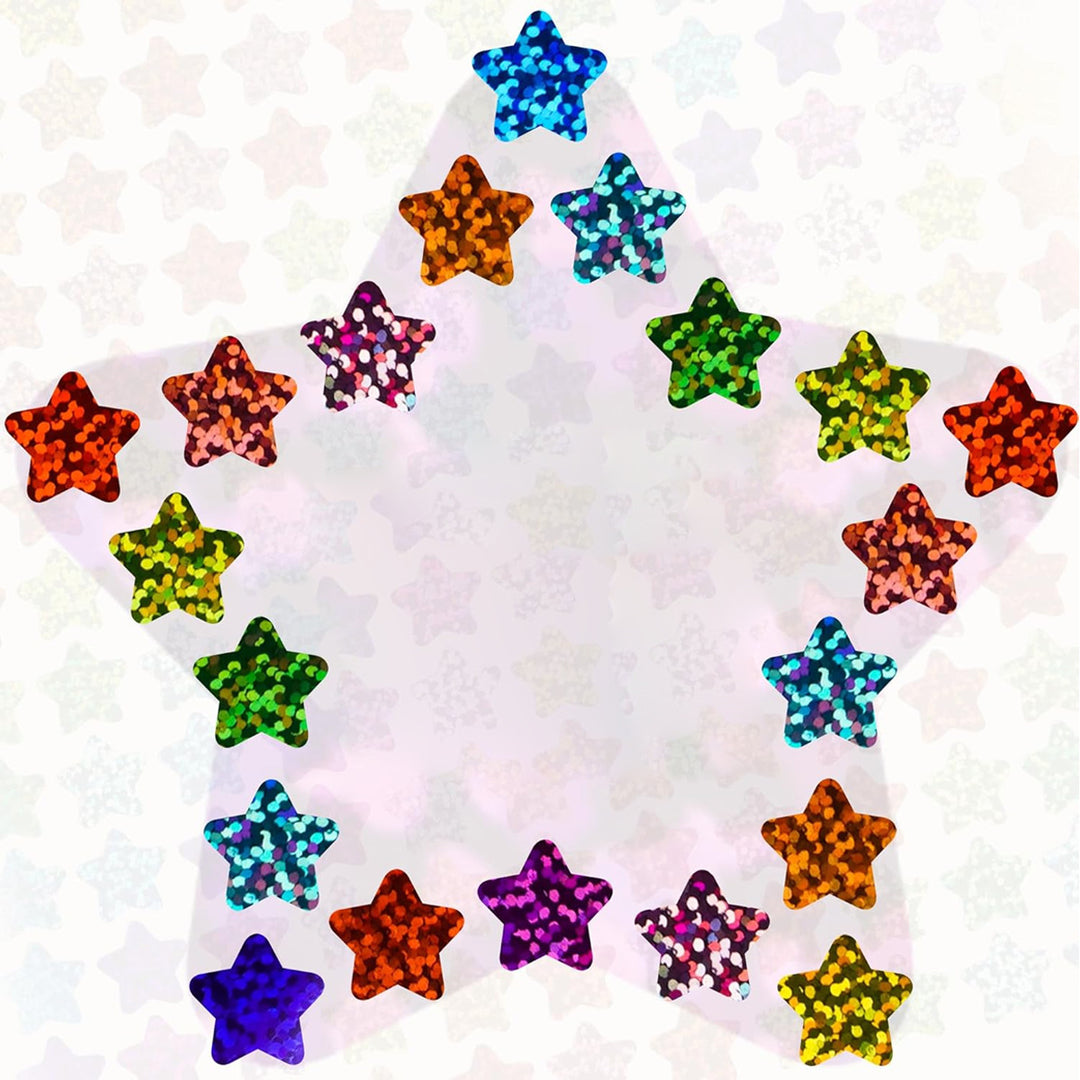 Glitter Star Decorative Sticker Collection Bowlift