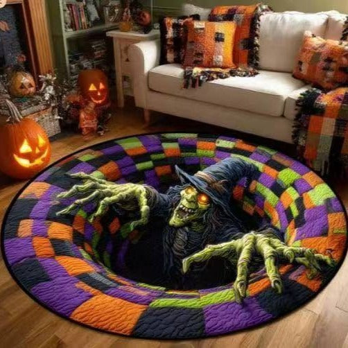 Ghost-Themed Decorative Area Rug Bowlift