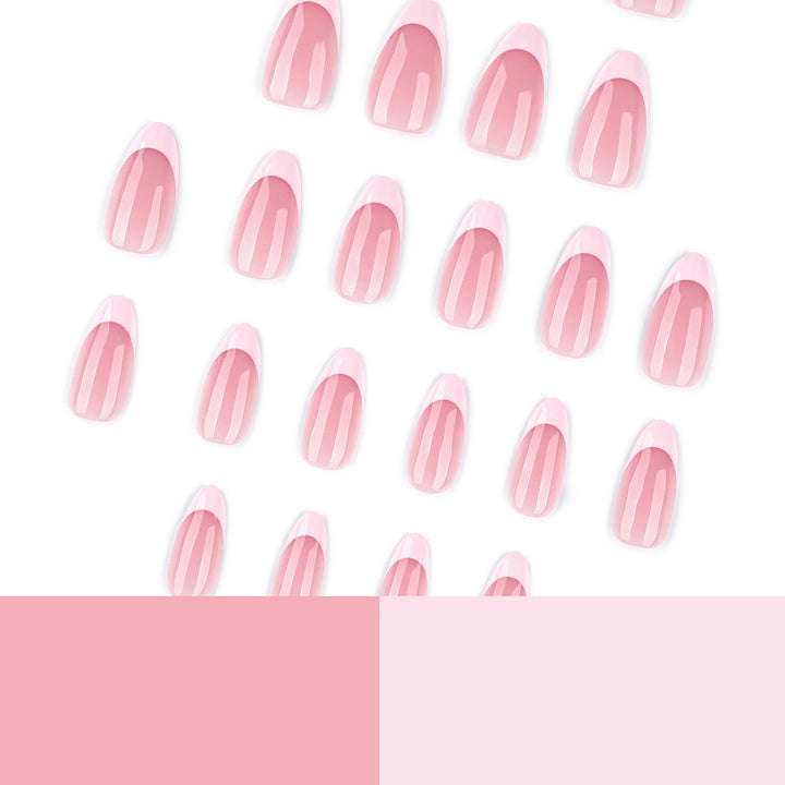 Stylish French Nail Extensions Bowlift
