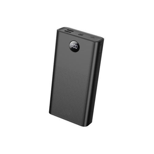 High-capacity dual-port fast charging power bank with digital battery display and USB-C pass-through Bowlift