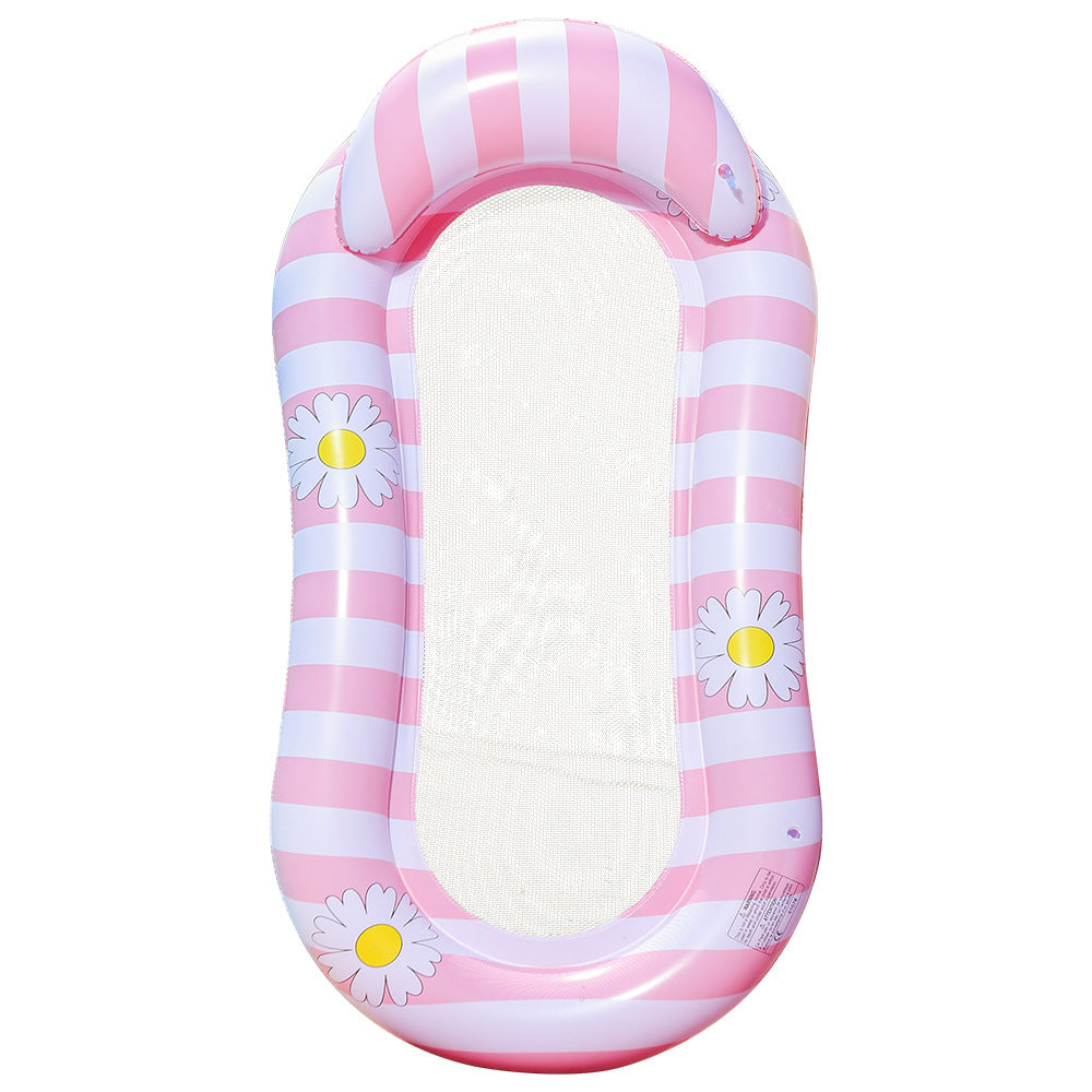 Unisex Inflatable Sun Seat with Mesh Bottom Bowlift