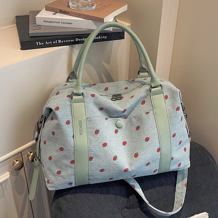 Stylish Quilted Weekend Duffle Bag Bowlift
