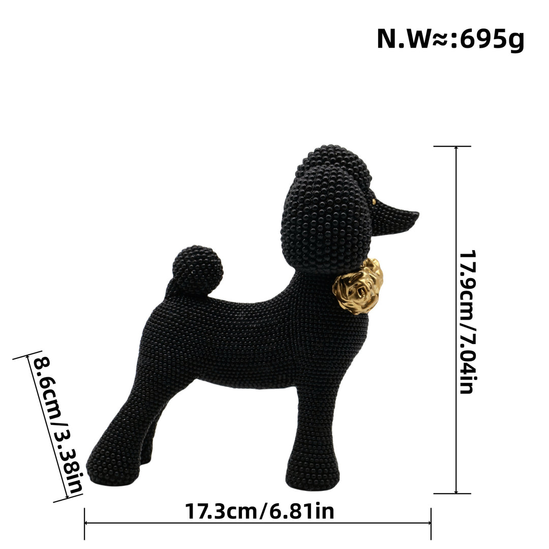 Decorative dog figure in modern design Bowlift