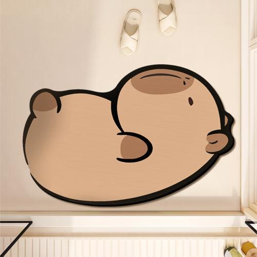 Cartoon Animal Bath Mat Bowlift
