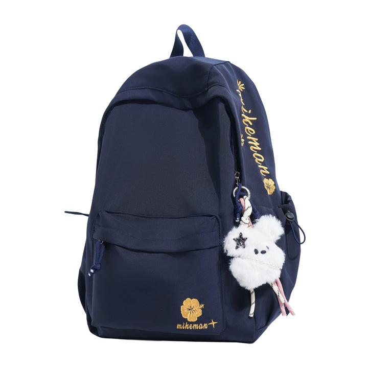Versatile Lightweight Backpack with Decorative Accents Bowlift