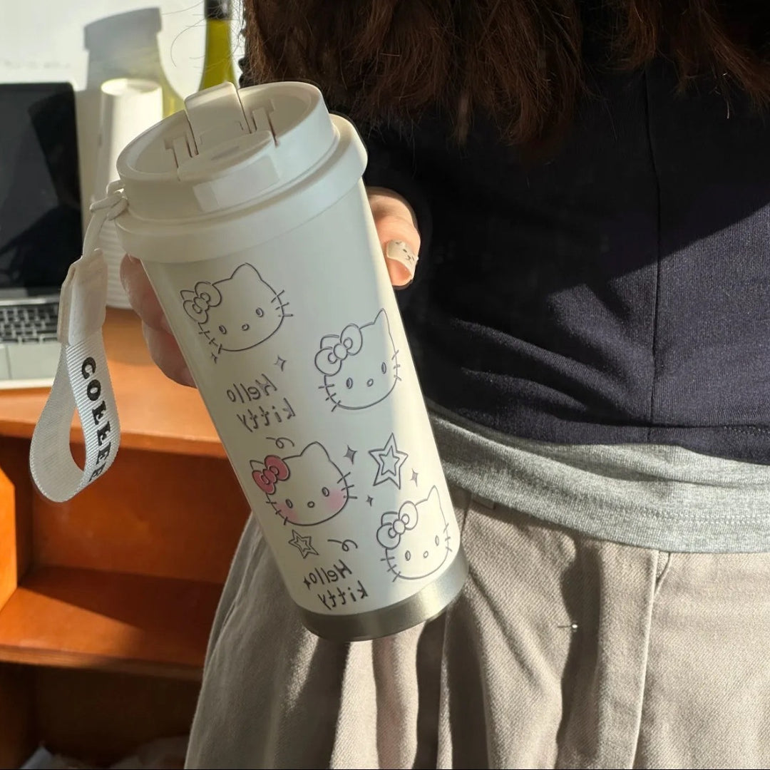 Ladies Insulated Drinking Cup with cute Hello Kitty Design Bowlift