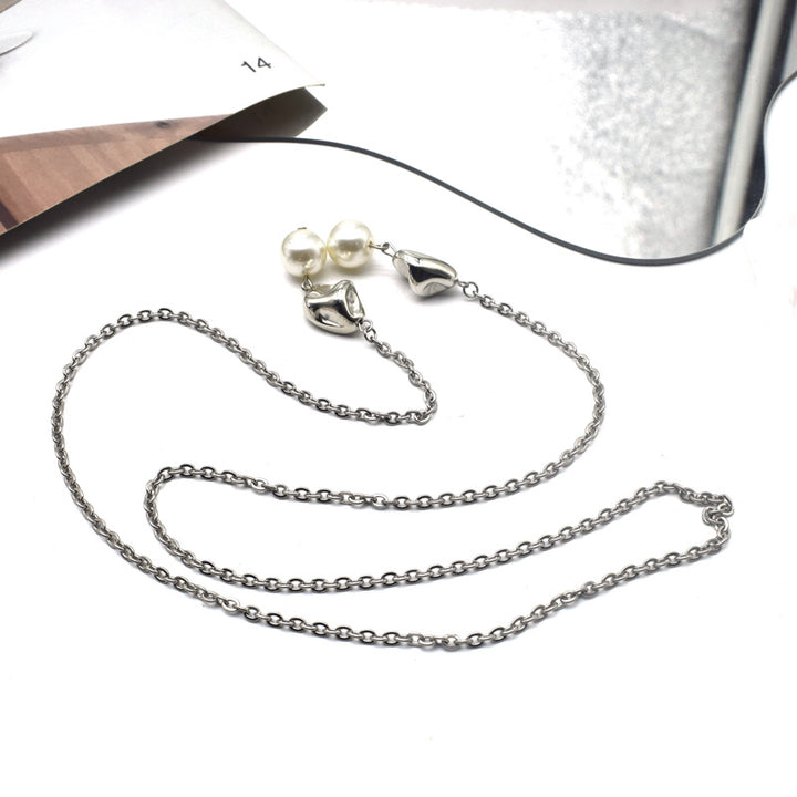 Elegant Layered Pearl Pendant Necklace Bowlift