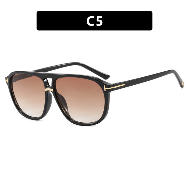 Women's square sunglasses with luxurious tortoiseshell pattern and polarized lenses Bowlift