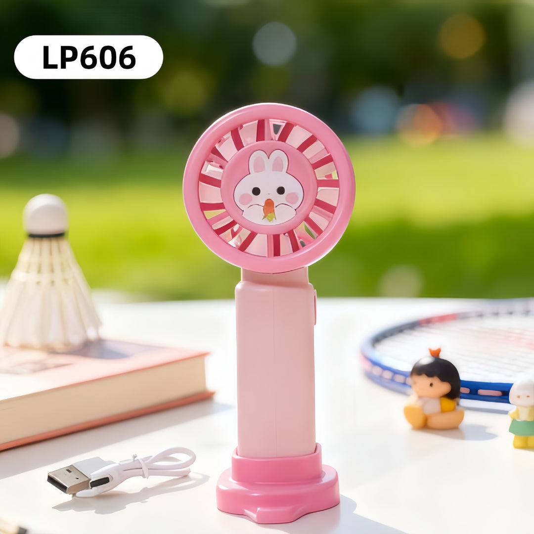 Women's Portable Mini Fan with Unique Lion Design Bowlift