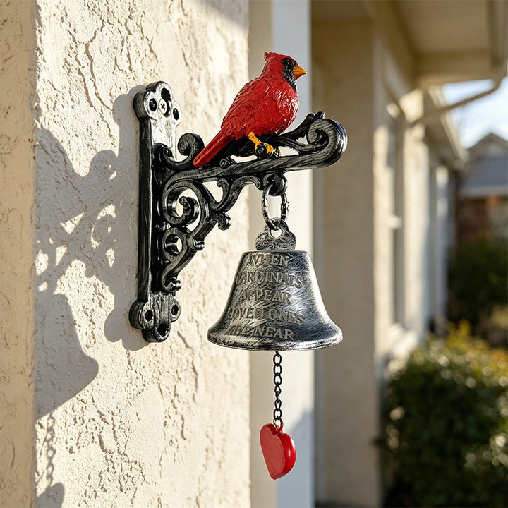 Decorative Bird-Themed Welcome Bell
