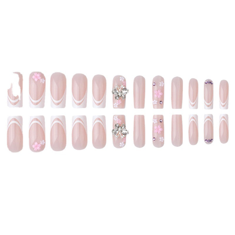 Decorative Floral Nail Extensions Bowlift