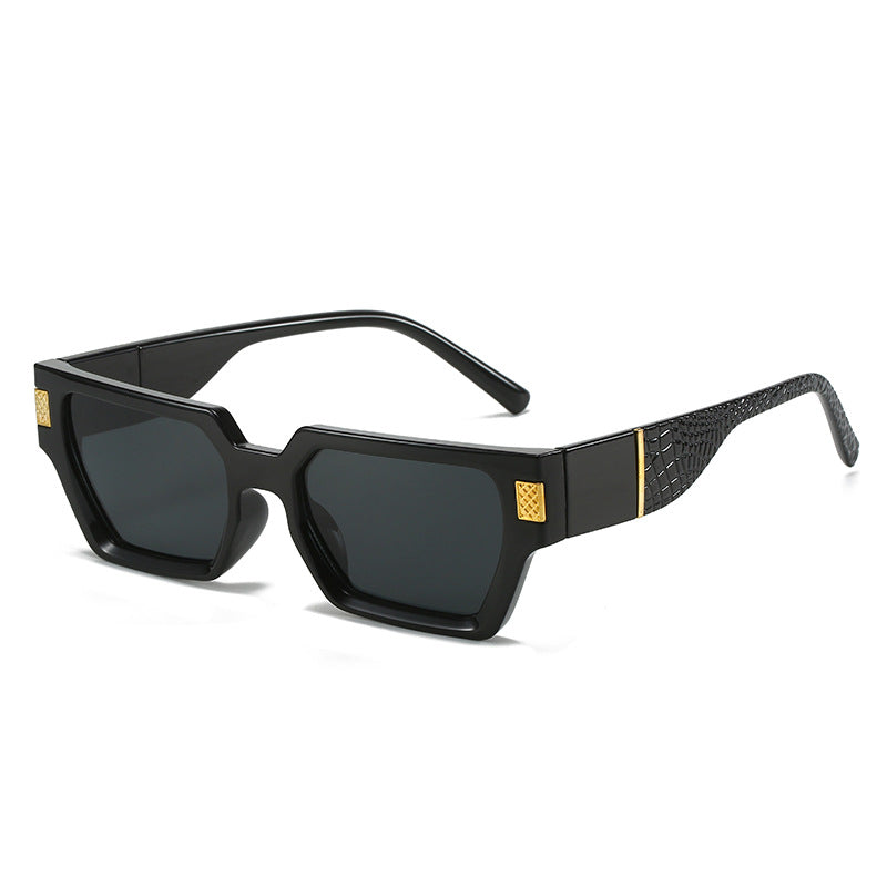 Ladies fashionable sunglasses with unique geometric frame and luxurious details Bowlift