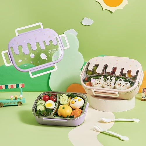 Playful Multi-Compartment Lunch Box