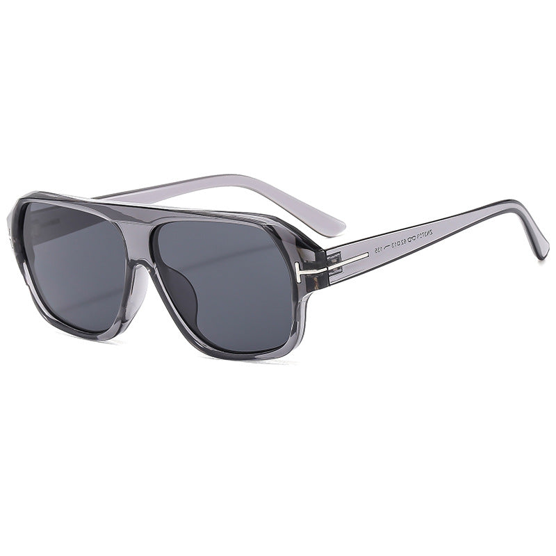 Women's oversized sunglasses with square frame and polarized lenses Bowlift