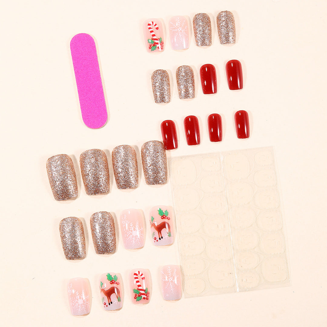 Festive Holiday-Themed Nail Art Extensions Bowlift 1789713372