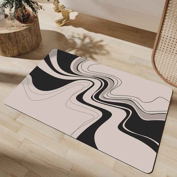 Modern Abstract Bath Mat Bowlift