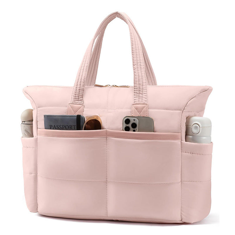 Practical handbag with multiple compartments Bowlift