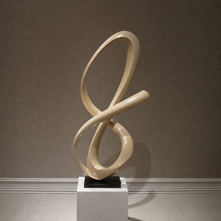 Abstract Decorative Loop Sculpture