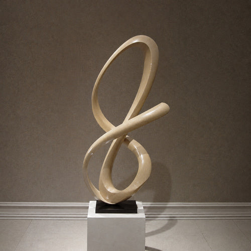 Abstract Decorative Loop Sculpture