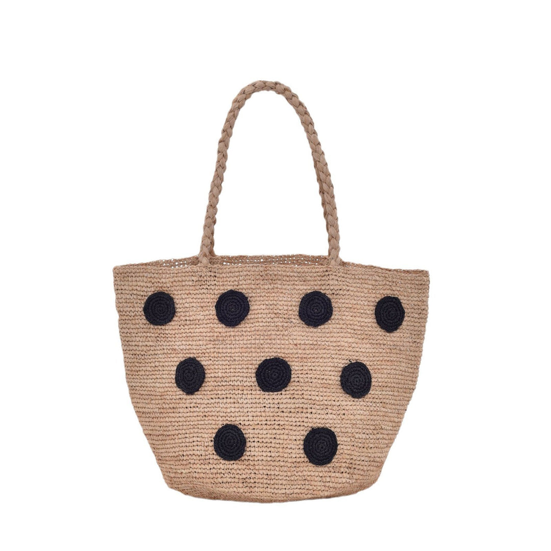 Handcrafted tote bag with colored appliques Bowlift