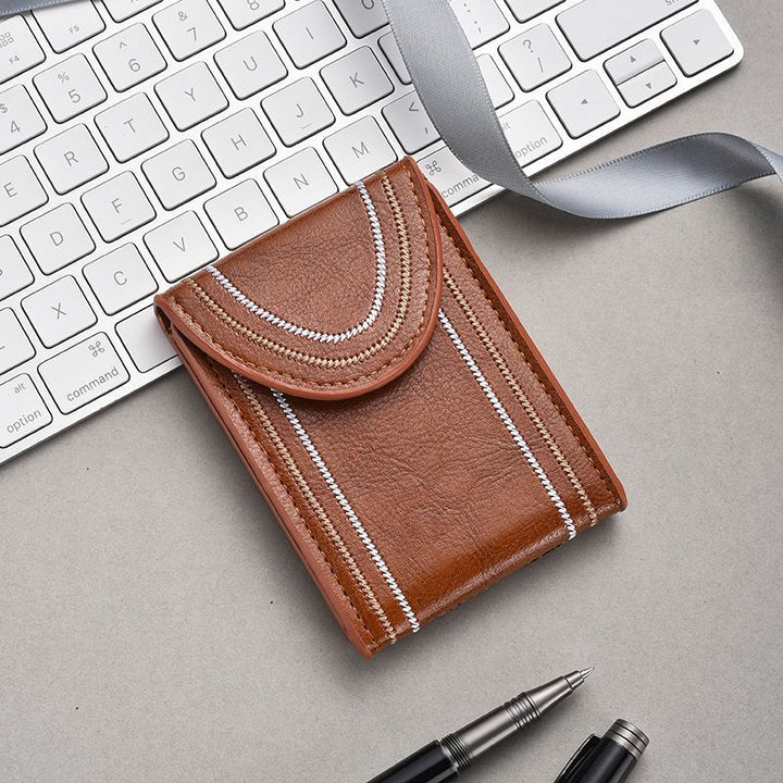 Premium Leather Card Holder Bowlift
