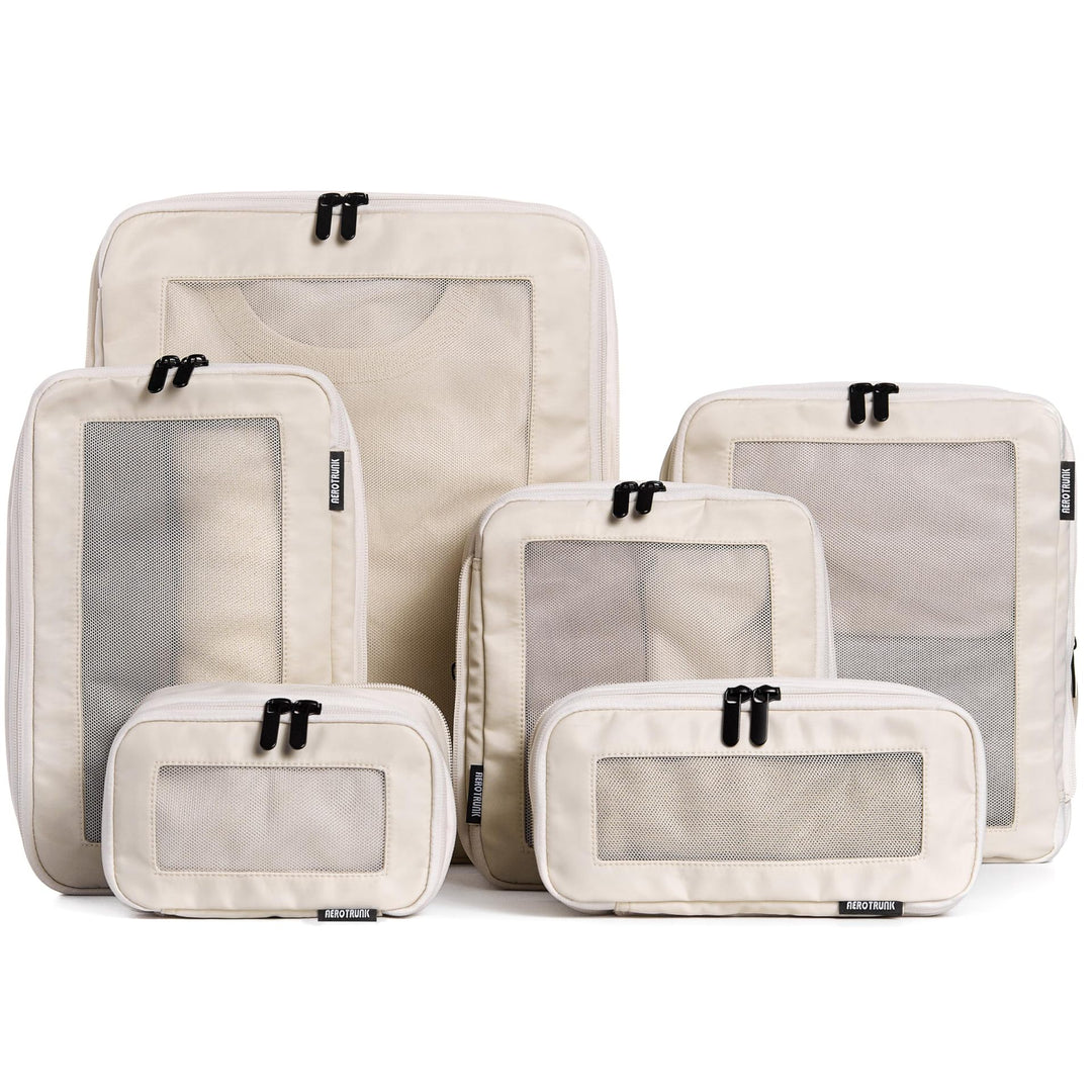 Unisex Storage Bags Set with Transparent Compartments Bowlift