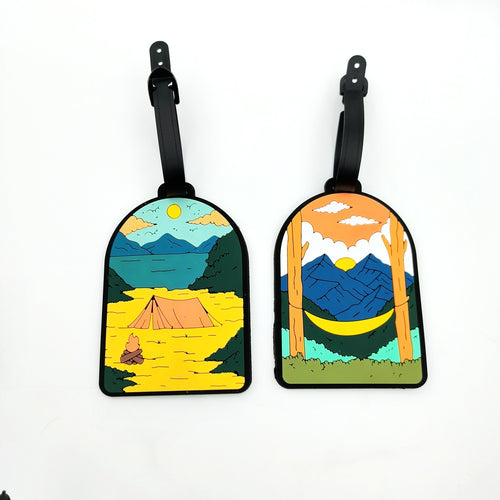 Nature-Themed Travel Luggage Tag Bowlift