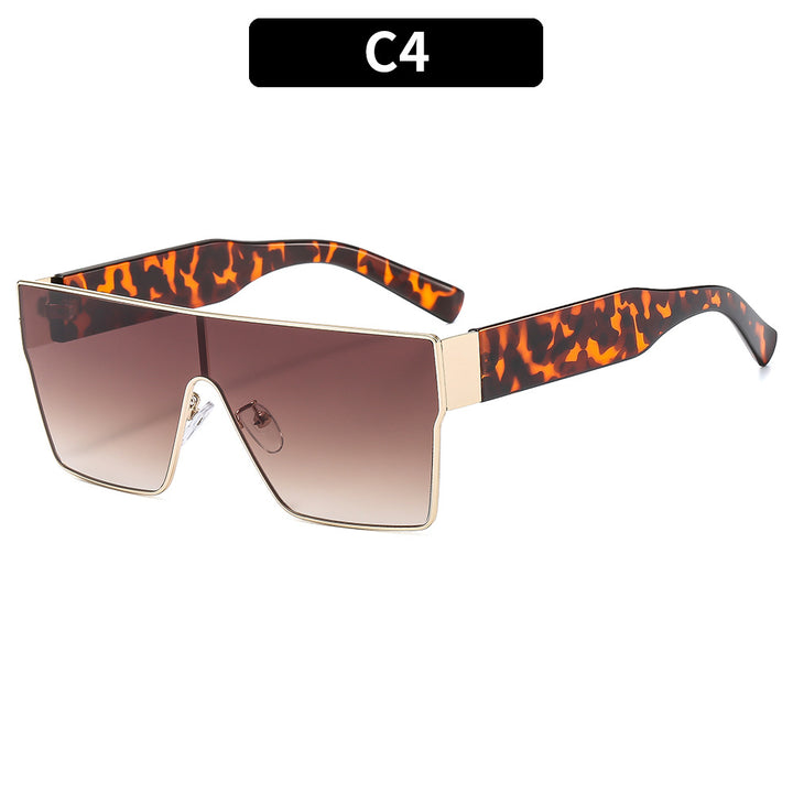 Futuristic Angular Shield Sunglasses
